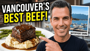 Coal Harbour waterfront view from P2B Bistro & Bar reviewed by Robert Lawrence Vancouver