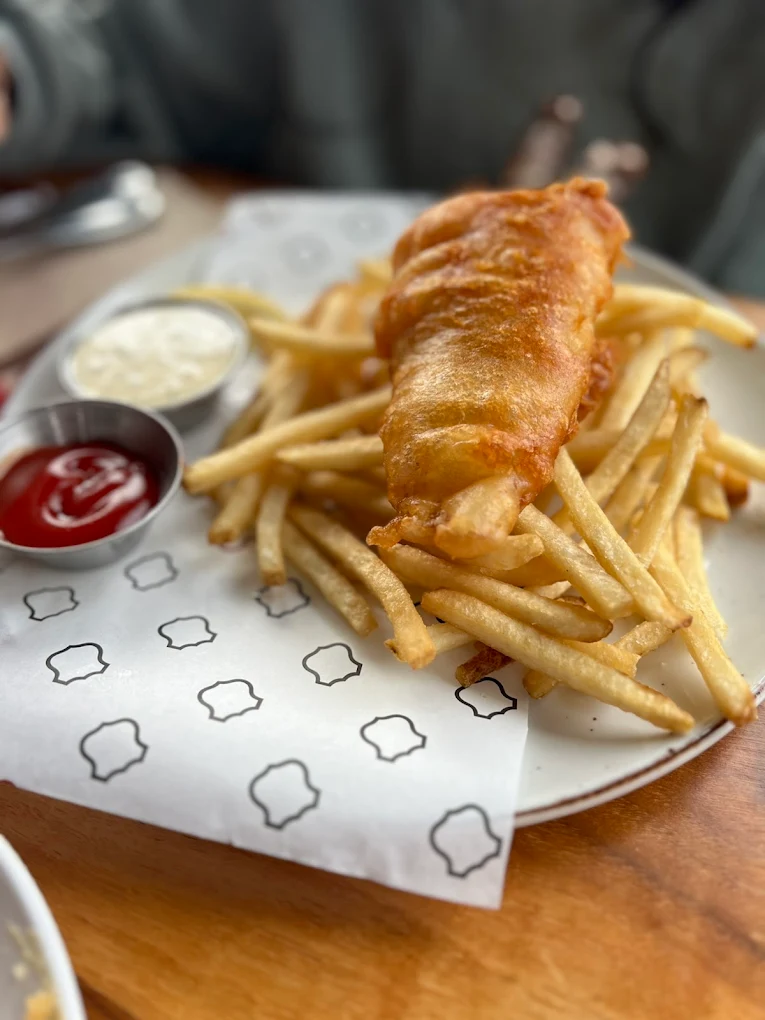 Traditional Fish & Chips at Tap & Barrel • Bridges on Granville Island reviewed by Robert Lawrence Vancouver
